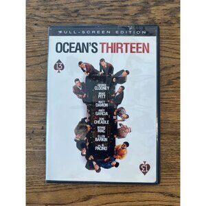 Oceans Thirteen DVD 2007 Crime Movie George Clooney Brad Pitt Damon Pre-Owned